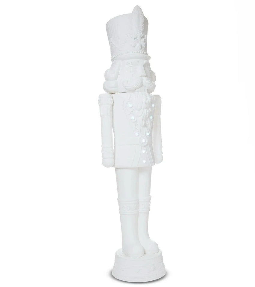 2025 Holiday Time 75” 6 Foot Nutcracker Christmas Statue Decoration, Lights/Music