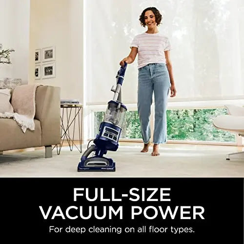 2025 Shark NV360 Navigator Lift-Away Deluxe Upright Vacuum with Large Dust Cup Capacity, HEPA Filter, Swivel Steering, Upholstery Tool & Crevice Tool, Blue