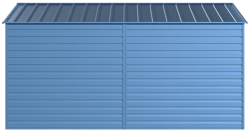 Arrow Select Steel Storage Shed, 10x14, Blue Grey