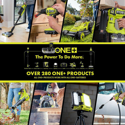 2025 RYOBI ONE+ 18V Cordless 10-Tool Combo Kit with 3 Batteries and Charger PCK750KN