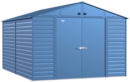 2025 Select Steel Storage Shed, 10x14, Blue Grey