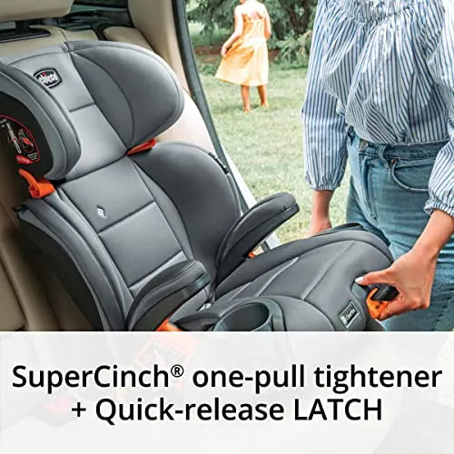 Chicco 2-in-1 Belt-Positioning Booster Car Seat, Backless and High Back Booster Seat, for Children Aged 4 Years and up and 40-100 lbs