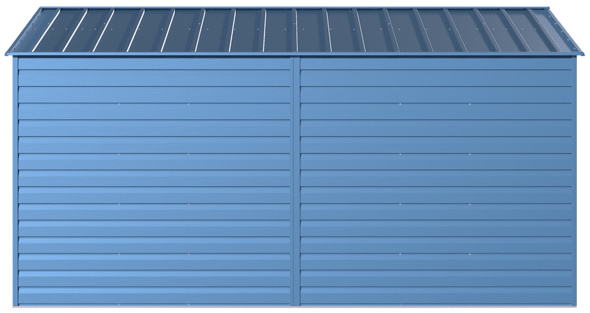 Arrow Select Steel Storage Shed, 10x14, Blue Grey