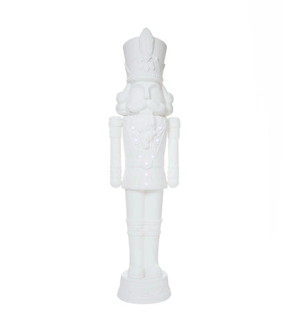 2025 Holiday Time 75” 6 Foot Nutcracker Christmas Statue Decoration, Lights/Music