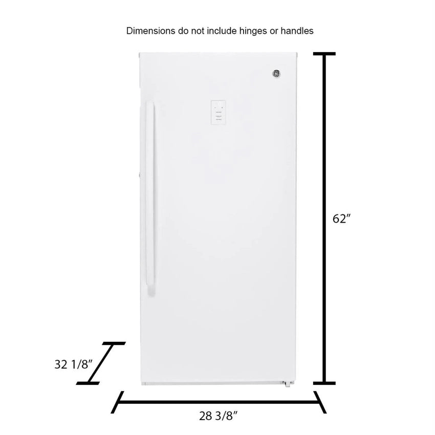 14.1 Cu. ft. White Frost-free Upright Freezer FUF14DLRWW