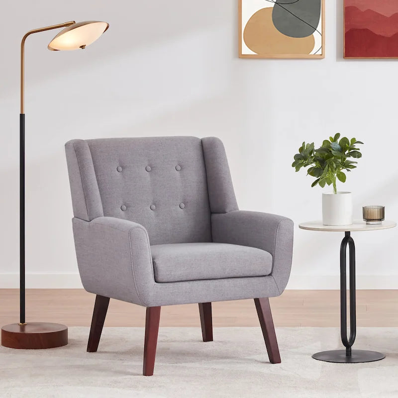 HUIMO Set of 2 Modern Tufted Accent Chair
