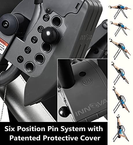 2025 HEALTH AND FITNESS ITX9600 Heavy Duty Inversion Table, Standard Ankle Holding System