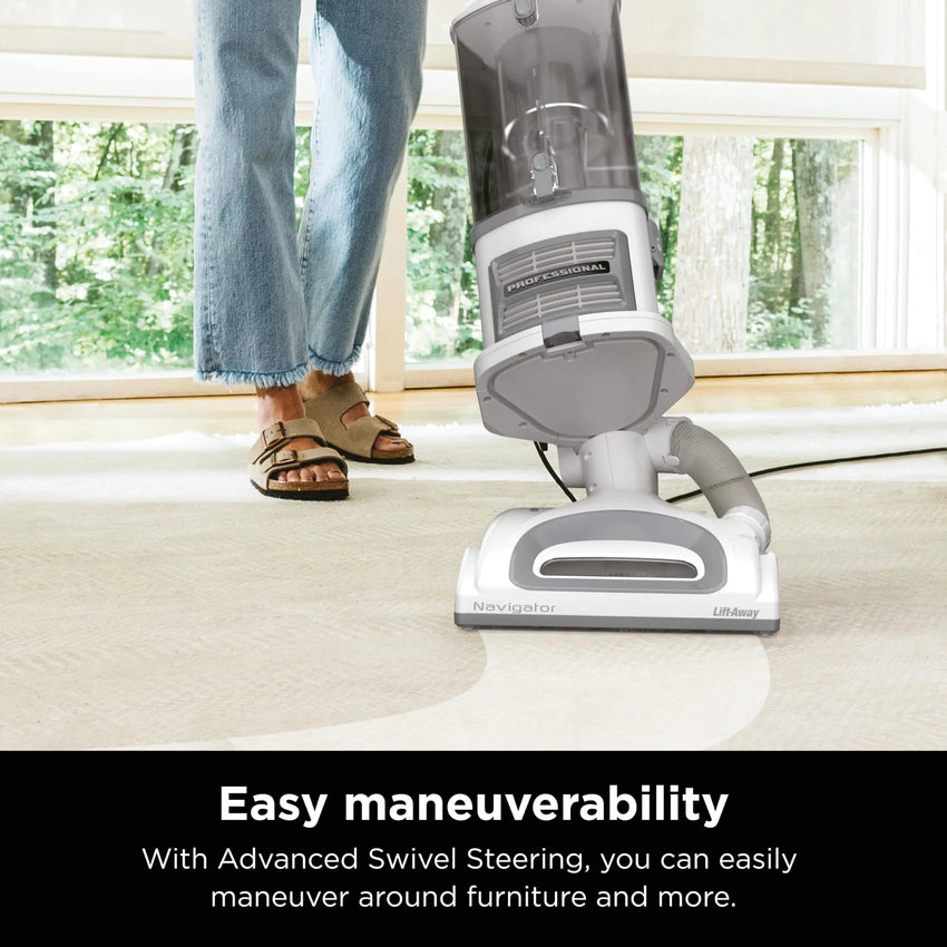 2025 Shark NV360 Navigator Lift-Away Deluxe Upright Vacuum with Large Dust Cup Capacity, HEPA Filter, Swivel Steering, Upholstery Tool & Crevice Tool, Blue