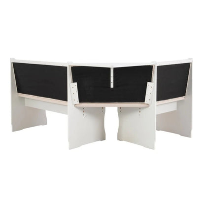 Sedley Farmhouse Nook Dining Set with Storage
