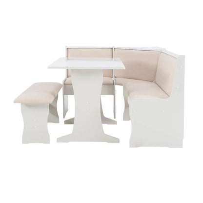 Sedley Farmhouse Nook Dining Set with Storage