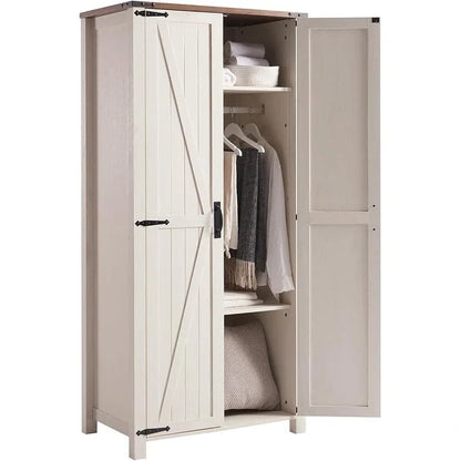 Farmhouse Storage Cabinet, Armoire, Rustic Pantry, Versatile Storage