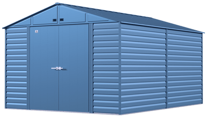 2025 Select Steel Storage Shed, 10x14, Blue Grey