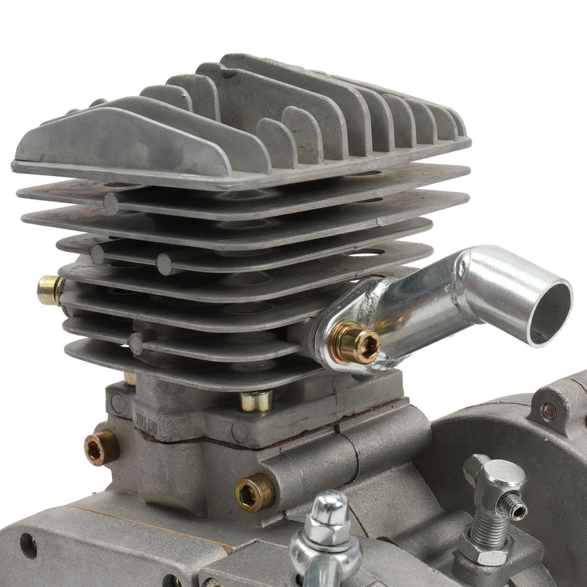 80cc 2-Stroke Engine Bike Motor Kit for 26′′ Bicycles, Silver White