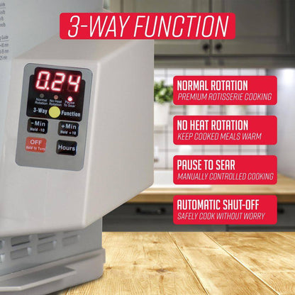 2025 Digital Platinum Showtime Countertop Rotisserie Oven ST5000PLAT