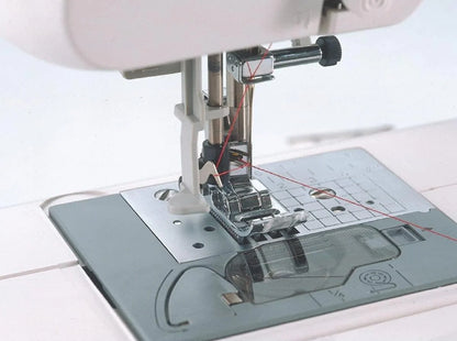 Brother Sewing and Quilting Machine, Computerized, 165 Built-in Stitches, LCD Display, Wide Table, 8 Included Presser Feet, White, 20x12x17