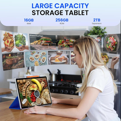 14 Inch Android Tablet 16GB RAM 256GB ROM 4G LTE