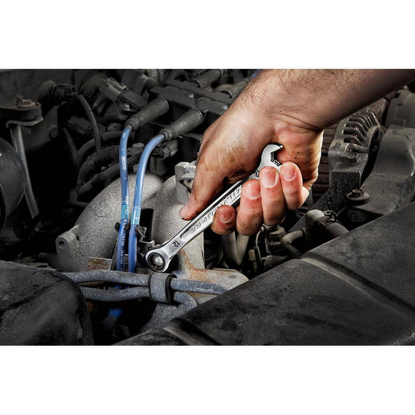 2025 SAE/Metric Combination Ratcheting Wrench Mechanics Tool Set (30-Piece) 48-22-9416-48-22-9516