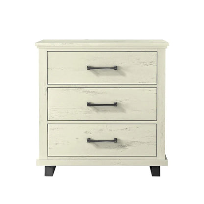 Farmhouse 4-Piece Bedroom Set - 2 Nightstand, 1 Chest and 1 Dresser