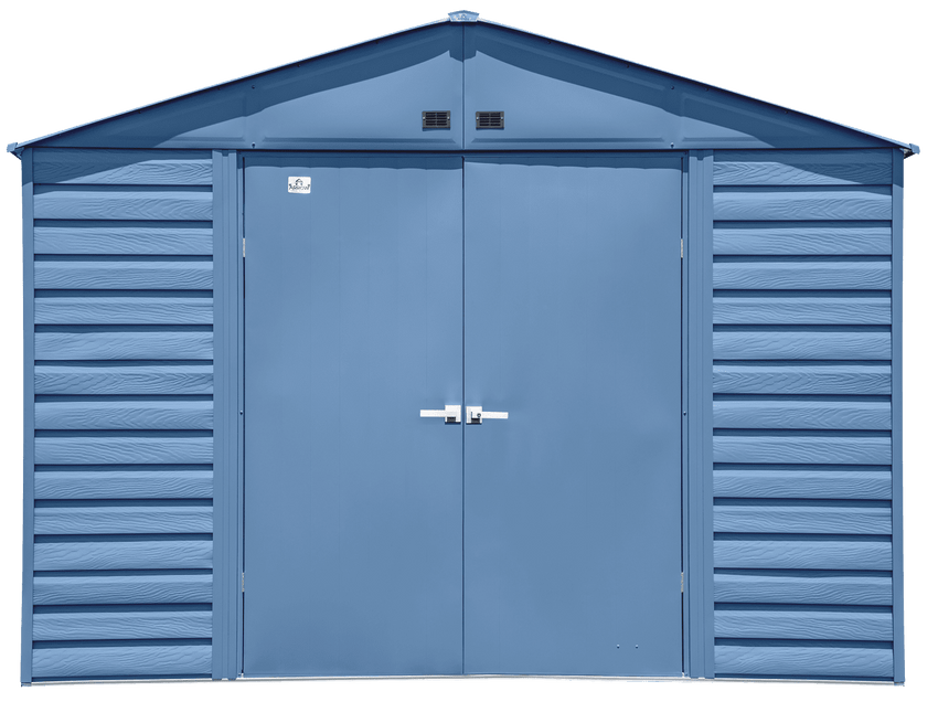 2025 Select Steel Storage Shed, 10x14, Blue Grey