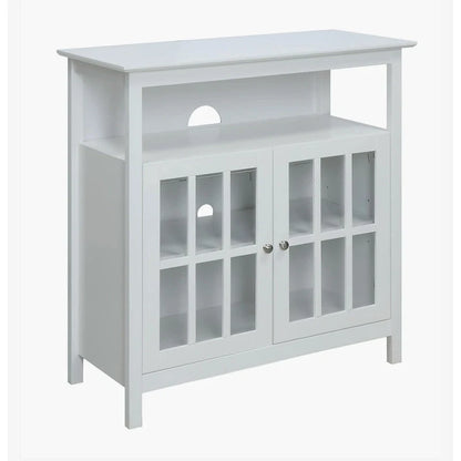 Convenience Concepts Big Sur Highboy 40 inch TV Stand with Storage Cabinets