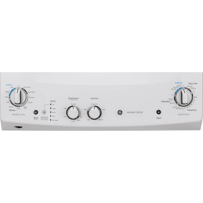 2025 3.8 Cu. Ft. Top Load Washer and 5.9 Cu. Ft. Electric Dryer Laundry Center – White