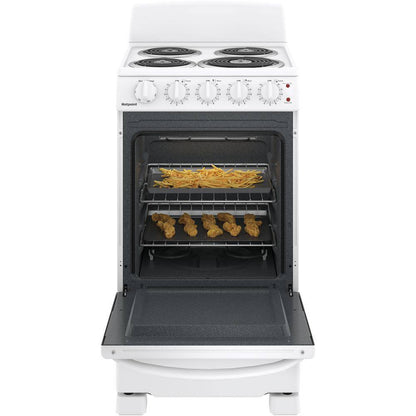 2025 20 in. 4 Burner Element Free-Standing Electric Range in White