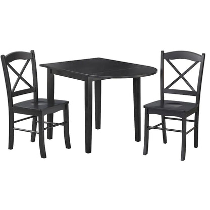 Simple Living Country Cottage Drop Leaf 3-piece Dining Set