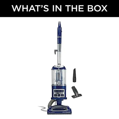 2025 Shark NV360 Navigator Lift-Away Deluxe Upright Vacuum with Large Dust Cup Capacity, HEPA Filter, Swivel Steering, Upholstery Tool & Crevice Tool, Blue