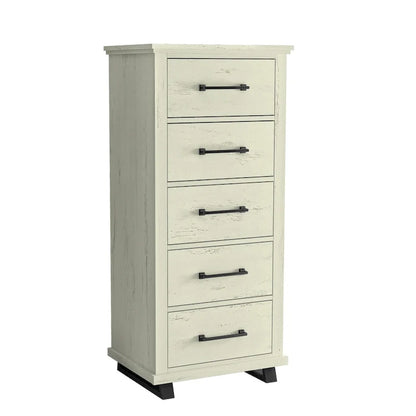 Farmhouse 4-Piece Bedroom Set - 2 Nightstand, 1 Chest and 1 Dresser