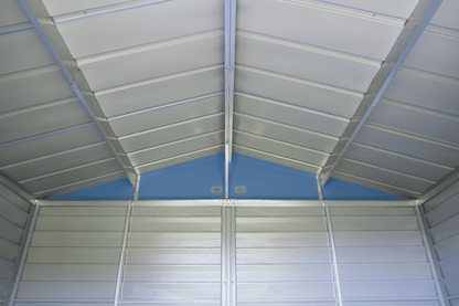 Arrow Select Steel Storage Shed, 10x14, Blue Grey