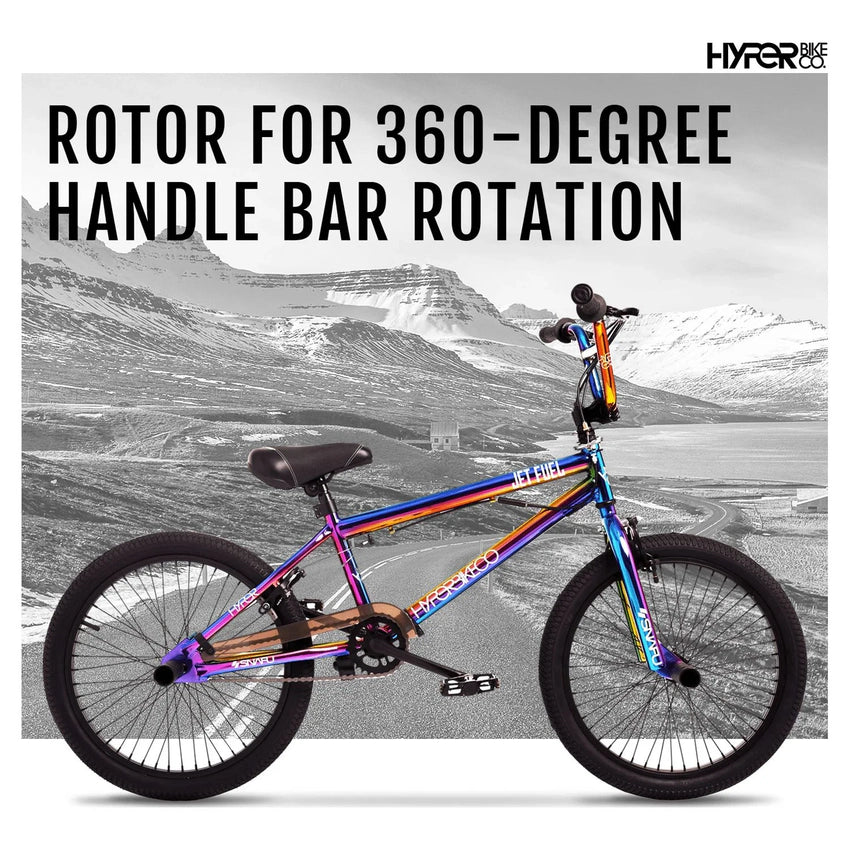 Hyper Bicycles 20′′ Jet Fuel BMX Bike for kids, Recommended Ages 8 to 13 Years Old