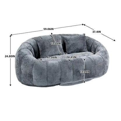 Adult Bean Bag Chair - Multi-Color Lazy Sofa