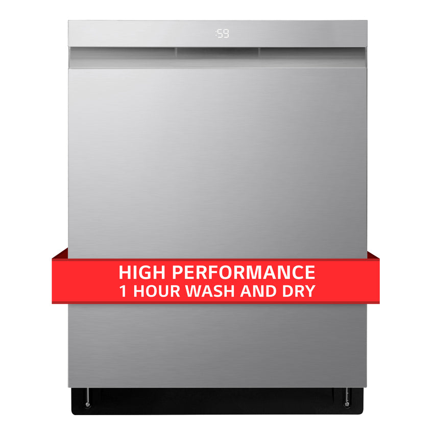 2025 24′′ Top Control Smart Built-In Stainless Steel Tub Dishwasher with 3rd Rack, QuadWash Pro and 42dba – Stainless Steel