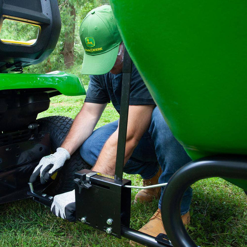 2025 175 lb Tow-Behind Broadcast Spreader, Rustproof Poly Hopper, Universal Fit