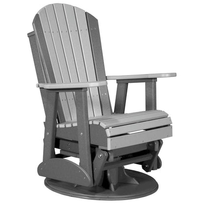 Poly Lumber Adirondack Swivel Glider Chair