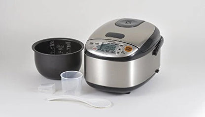 2025 Zojirushi Rice Cooker & Warmer, 3-Cups, Stainless Black