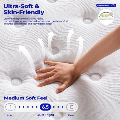King Size 14-Inch Hybrid Mattress – Medium Firm Support