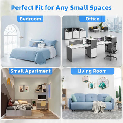 Antarctic Star 12,000 BTU U-Shaped Window Air Conditioner Unit Cools up to 550 Sq.Ft. with 6 Modes 24H Timer, Ultra Quiet Window AC Units