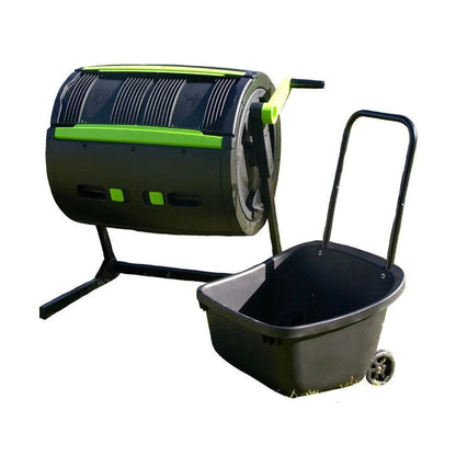2025 Maze 65-Gallon Compost Tumbler And Cart Combo