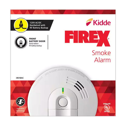 2025 Firex 4-Pack Hardwired Smoke Detector with Ionization Sensor