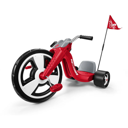 Radio Flyer Big Sport Chopper Tricycle With 16-Inch Front Wheel, Unisex, Red, For Ages 3-7